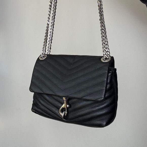 Rebecca Minkoff Quilted Leather Shoulder Bag - Picture 1 of 7